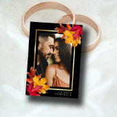 Save The Date Black Magic rencontre Rustic Golden Autumn Mariage