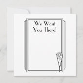 Save The Date Black Tie Champagne (Dos)