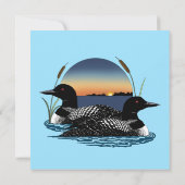 Save The Date Bleu couché de soleil (Dos)