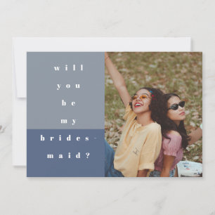 Save The Date Bleu Couleur Bleu Photo Vous Serez Ma Femme D'Accu