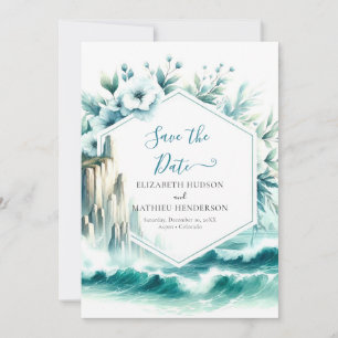 Save The Date Bleu Mariage Nautique