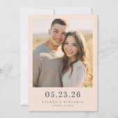 Save The Date Blossom and Vow Wedding (Devant)