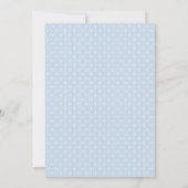 Save The Date Blue bow choquette (Dos)