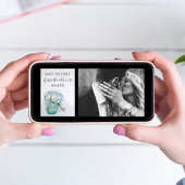 Save The Date Blue Hydrangea Fleurs Jar Mariage Enregistrer la d