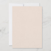 Save The Date Blush Moucheté de Typographie Moderne (Dos)