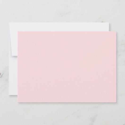 Save The Date Blush Pink Simple Modern Enregistrer la date (Dos)