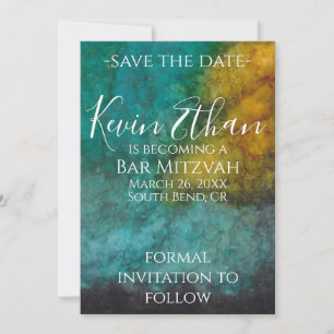 Save The Date BM Bar Bat mitzvah hors de ce monde Sauvez la date