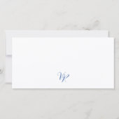 Save the date Boarding pass invitation Kaart (Achterkant)