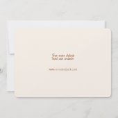 Save The Date Boda flores silvestres rosa y beige botánico (Dos)