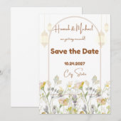 Save the Date Boerderij Kaart (Voorkant / Achterkant)