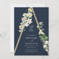Bohème Bohème Pyramide Flore Blanche Mariage Bleu