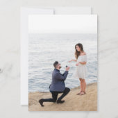 Save The Date Boho Aquarelle Florale Pampas Grasse Photo (Dos)