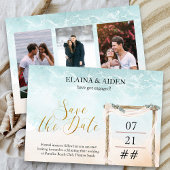 Save The Date Boho Beach Arbor Mariage 3 Photo