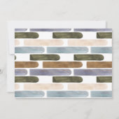 Save The Date Boho bleu Citrouilles & séché Floral Calendrier &  (Dos)