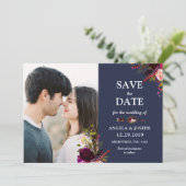 Save The Date Boho bordé de bohème (Debout devant)