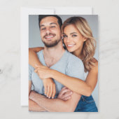 Save The Date Boho Chic Retro Floral Mariage Photo (Dos)