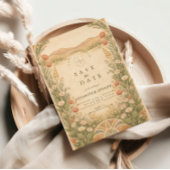 Save The Date Boho Desert Botanical Wedding