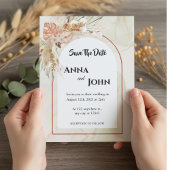 Save The Date Boho Floral Wedding Enregistrer la date