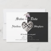 Save The Date Boho Gothic Viking Eternal Love Fleur sauvage Mari (Devant)