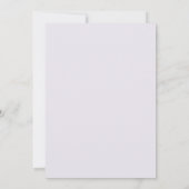 Save The Date Boho Lilac Mariage Floral (Dos)