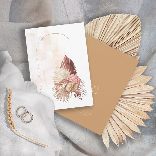 Save The Date Boho Oasis Mariage ID959