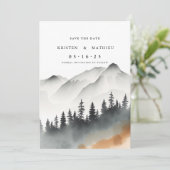 Save The Date Boho Online Mountain (Debout devant)