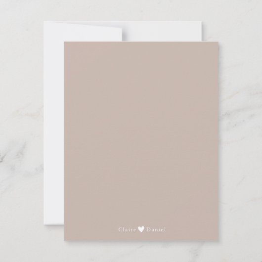 Save The Date Boho Pampas Neutrals Grass Enregistrer La Date (Dos)