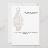 Save The Date Boho plage de rêve attrape mariage robe chic (Dos)