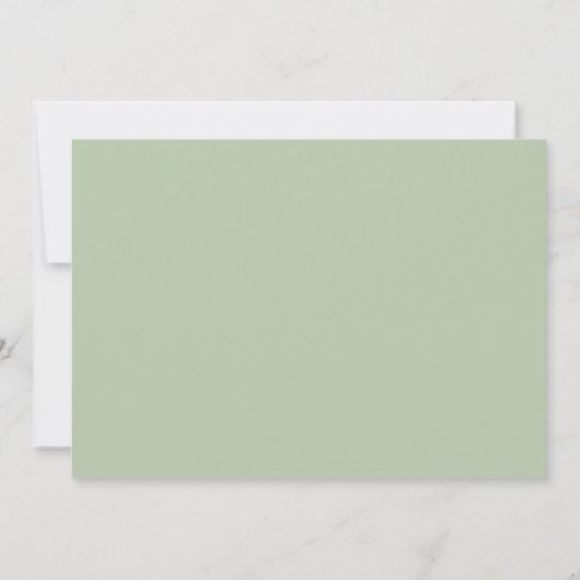 Save The Date Boho Script Photo Overlay Enregistrer la date (Dos)