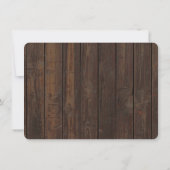 Save The Date Boho Sunflowers Antlers Bois Mariage Enregistrer L (Dos)