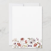 Save The Date Boho Watercolor Mariage Floral (Dos)