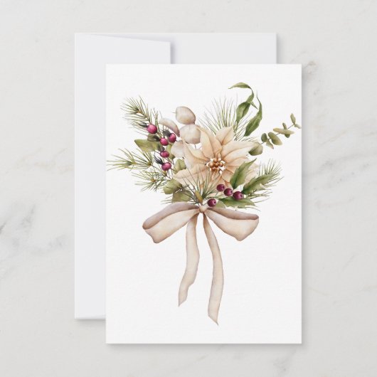 Save The Date Boho Winter Greenery Boughs (Dos)