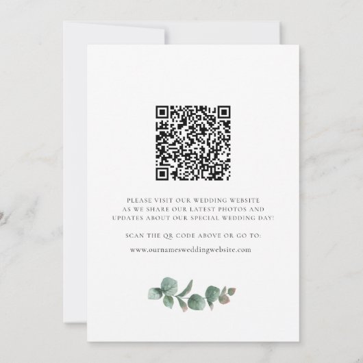 Save The Date Bois rustique Look Tournesol Vert (Dos)