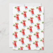 Save The Date Boissons de la Piscine de pastèque (Dos)