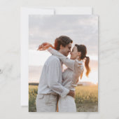 Save The Date Boissons gratuites Plage Destination Mariage Photo (Dos)