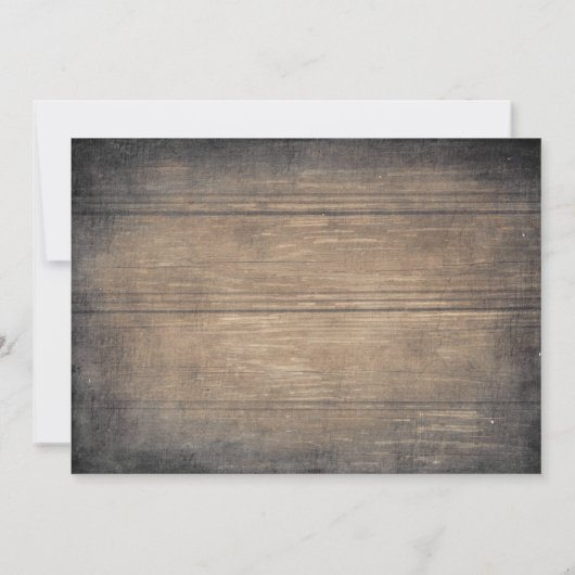 Save The Date Boissons gratuites | Rustic Wood Funny Enregistrer (Dos)