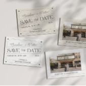 Save The Date Boîte d'allumettes "Save the Date" inspirée des ob