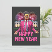 Save The Date Bonne année Eve Trump Résolution 2025 (Debout devant)