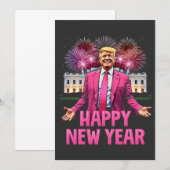 Save The Date Bonne année Eve Trump Résolution 2025 (Devant / Derrière)