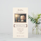 Save The Date Bonne fille anniversaire 01 (Debout devant)