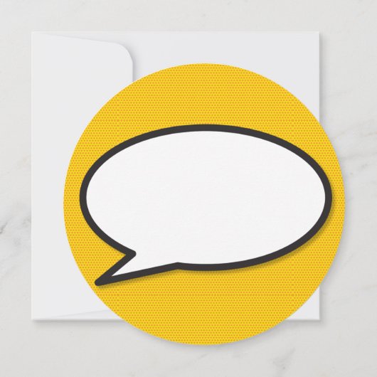 Save The Date BOOM Enregistrer la date Fun Retro Comic Book Pop (Dos)