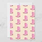 Save The Date Boots Cowboy Pink Country Texas Ranch (Dos)