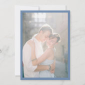 Save The Date Bordure Florale Populaire Moderne Coquette Romanti (Dos)