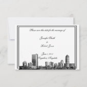 Save The Date Boston Destination Wedding Enregistrer la date (Devant)