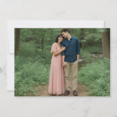 Save The Date Botanical Garden Floral Photo Wedding (Dos)