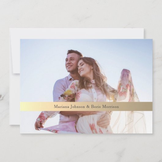 Save The Date Botanique Dusty Blue Wedding Enregistrer La Date (Dos)