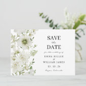 Save The Date Botanique Élégante (Debout devant)