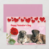 Save The Date Bouledogue français Saint-Valentin Bouledogue fran (Devant / Derrière)