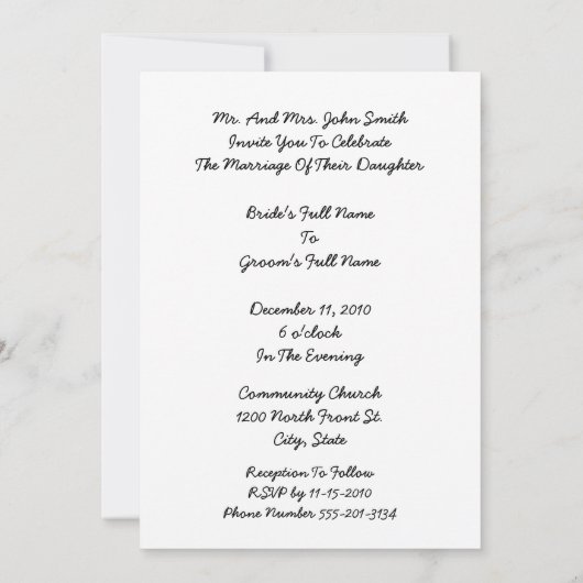 Save The Date Bouquet Abstrait de fleurs violettes Enregistrer l (Dos)