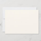 Save The Date Bouquet de fleurs rose et bleu élégant (Dos)